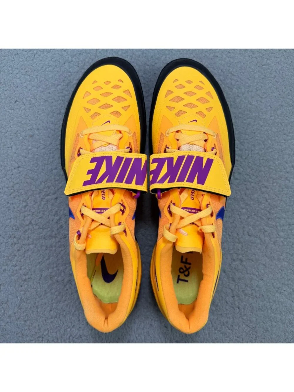 Nike Zoom Rotational 6 Mens 10.5 Citron Pulse Track & Field Throwing Sneakers
